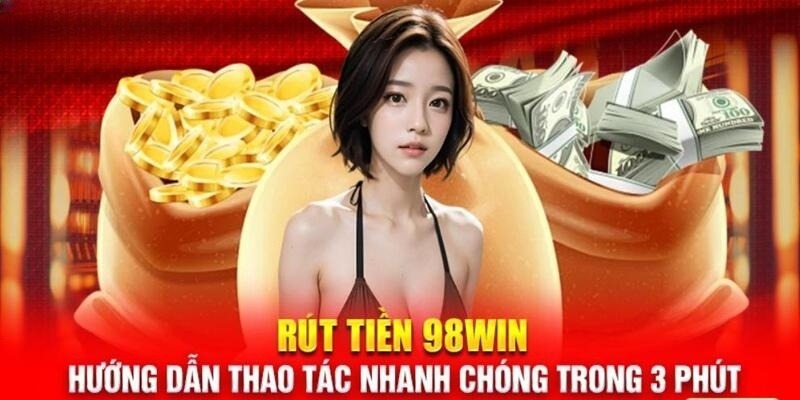 Chi tiết từ A - Z các thao tác rút tiền 98Win